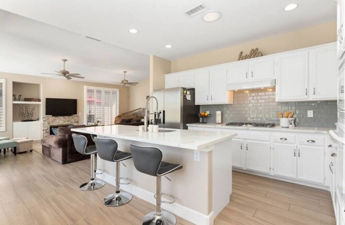 Palm Springs House | Bright Home w/Private Pool Overlooking Golf Course