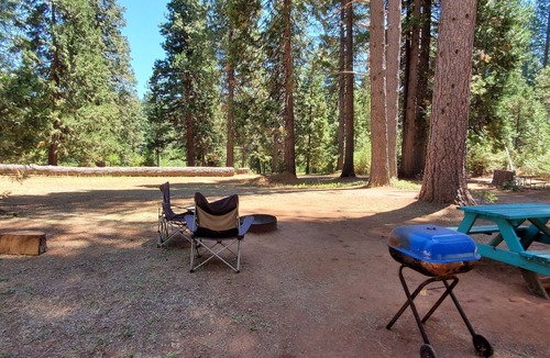 Shingletown RV Rental | Camping Cabin C Near Lassen NP With Shared Bathrooms/Showers