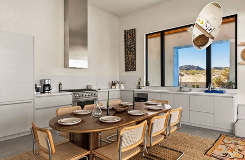 Joshua Tree House | Casa Azzurra by Fieldtrip - Architectural Retreat w/Pool, Spa, & Pickleball