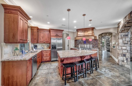 Ramona House | Castle on a hill, breathtaking views, surrounded with pools, trees, and lawn