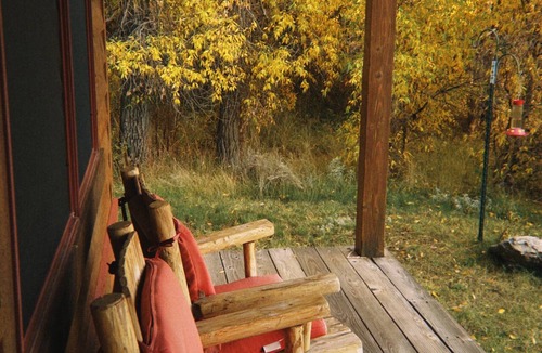 Uinta County Cabin | Charming 2-bedroom cabin in private 1200 acre ranch; wildlife, views, adventure