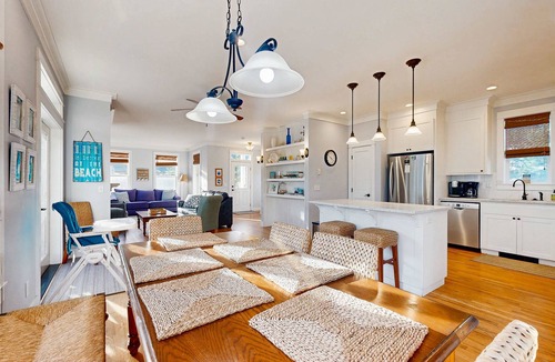 Olivia Beach House | Charming two story home with a private hot tub large patio and washer dryer