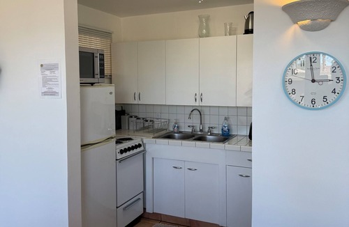Twin Palms Apartment | Comfortable Ground Floor Apartment in Historic Ocotillo Lodge with private patio