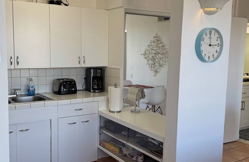 Twin Palms Apartment | Comfortable Ground Floor Apartment in Historic Ocotillo Lodge with private patio