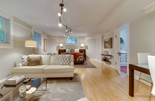 Uptown Apartment | Contemporary home complete w/ patio, WiFi, & full kitchen