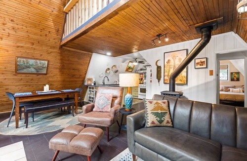 Mountainaire Ski Chalet | Cozy A-Frame in Pines Quiet Scenic Dog Friendly