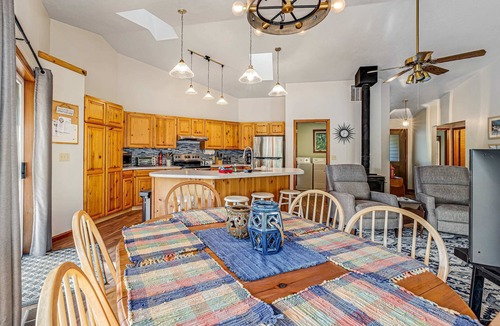 Pacific City House | Cozy Home with Wood Stove WiFi Gas Grill and Large Deck Walk to Beach