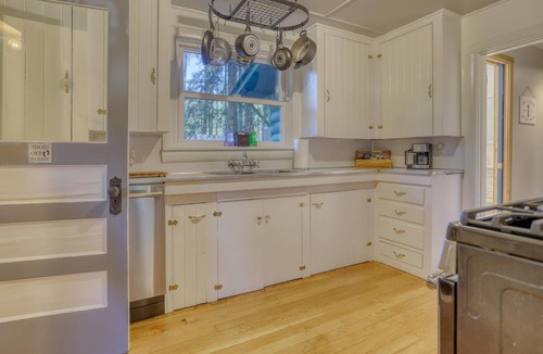 Rhododendron Cabin | Cozy with Modern Comforts, EV Charger, Huge Fenced Yard, Last Minute Feb Deals