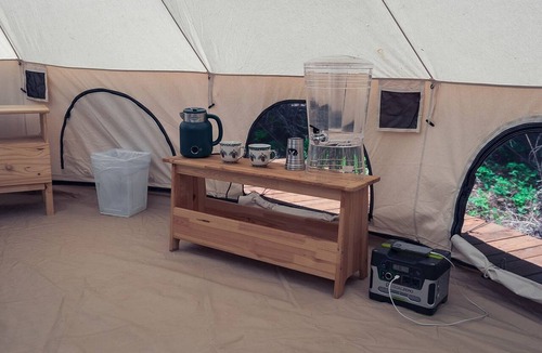 Carson RV Rental | Cute Bell Tent in Carson for Columbia Gorge Glamping in Washington