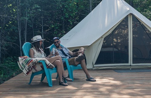 Carson RV Rental | Cute Bell Tent in Carson for Columbia Gorge Glamping in Washington