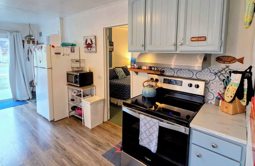 Rockaway Beach House | Dog Friendly Beach Cottage 1/2 block to BEACH! 3 Bedrooms, Firepit & Fenced yard