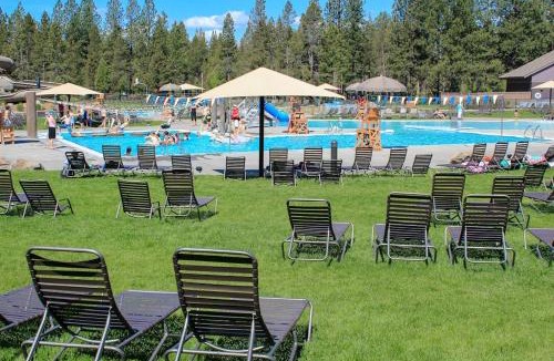 Deer Park House | Dog-friendly home with pool & hot tub access fireplace bikes and WiFi