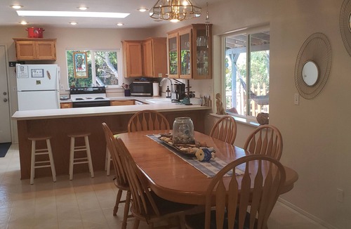 Heceta Beach House | Easy 5-minute walk to Heceta Beach! Clean family-sized house with a huge deck.
