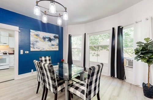West Woodland House | Family-friendly city stay with deck/patio, Wifi and dedicated workspace