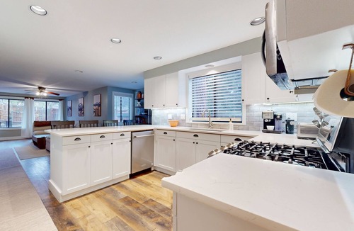 Bend House | Family-friendly home with private pool and hot tub, home theater, shuffleboard