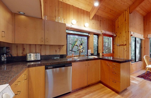 Sea Ranch House | Forested home with private hot tub & fireplace near trails