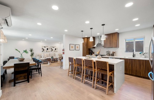 Uptown Design District Villa | Gated Boho Villa w/Gym & Game Room