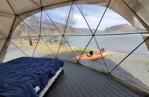 Coulee City House | Glamping Dome at Blue Lake in Coulee City (Site 37)