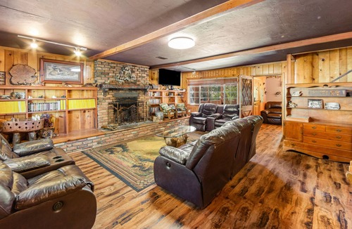 Green Valley Lake House | Group getaway with bar & game room, fireplaces, deck, and grill - dog-friendly