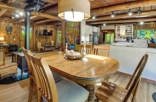 Bandon Cabin | Hike to the Coast! Log Cabin on 5 Acres in Bandon