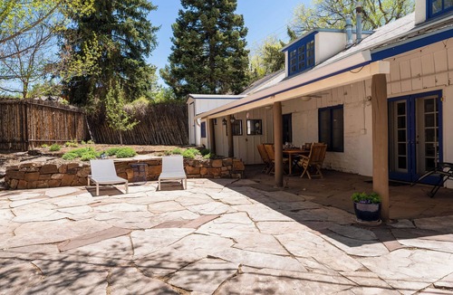 Tesuque House | Hot tub and Outdoor Dining, Charming Tesuque Home