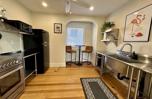 Larkspur House | House near Old Mill District and Box Factory with Hot Tub & Fire Pit.