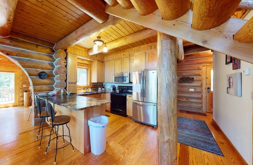 Wallowa County House | Lakefront lodge with amazing view, private dock, rec room - dog-friendly