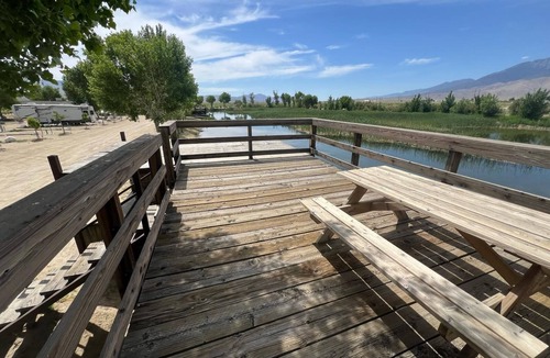 Olancha RV Rental | Lakeside Tent Camping Site #2 Death Valley