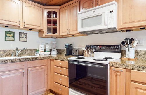 Mammoth Lakes Condo | Large Condo, Rustic Décor & Private Balcony. Right Across from The Village