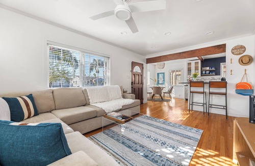 Del Aire House | LOCATION! Dreamy Coastal Bungalow w/Hot Tub, Games, Media Room!