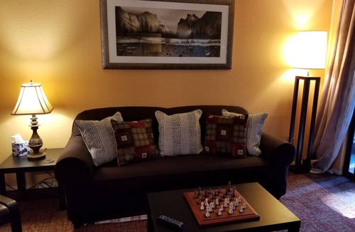 Federal Way Condo | Lovely One Bedroom Condo with Indoor Fireplace