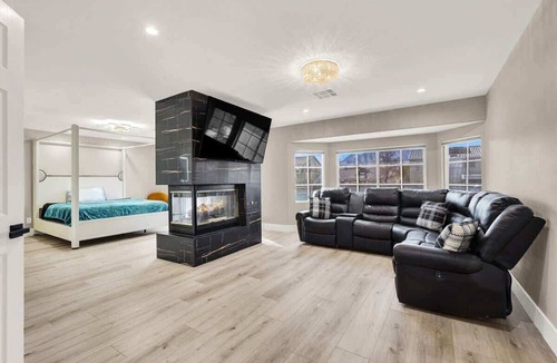 Centennial Hills House | Luxe 5BR Home w/Pool, BBQ, EV Charger Near Strip!