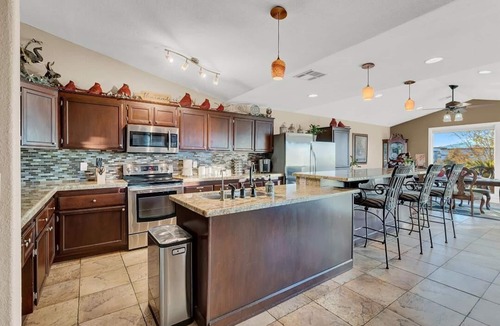 Silverado Ranch House | Luxury Home with Strip Views from Dining Room, and 2 Patios