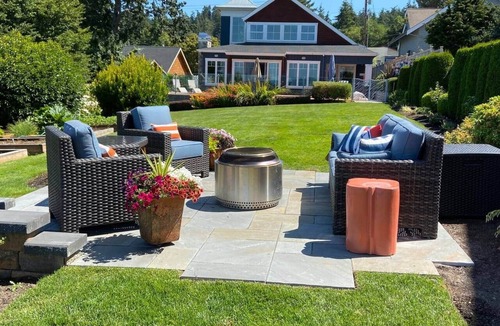 Camano Island House | Luxury Waterfront: Pool, Beach & Theater