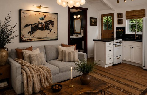 Port Angeles East Cabin | Magical Retreat Over Morse Creek with Hot Tub