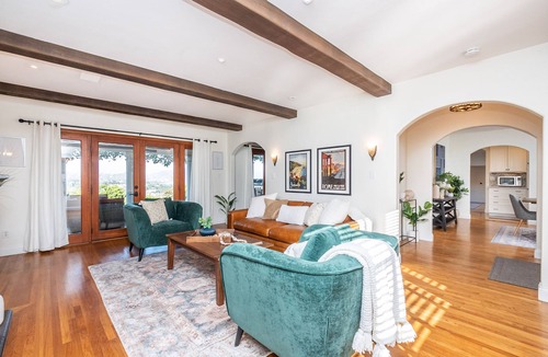 Casa de Oro-Mount Helix House | Mediterranean Oasis: Views, Game Room, Pool & Spa!