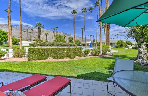 Sunrise Villas House | Mid-Century Mod Palm Springs Home w/ Patio!