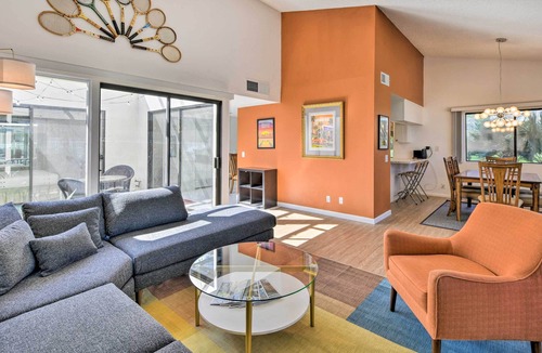 Sunrise Villas House | Mid-Century Mod Palm Springs Home w/ Patio!