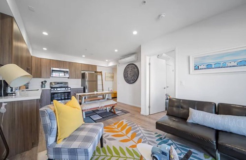 Pico-Union Apartment | Modern 1BR Retreat with Balcony & City Views in Central LA
