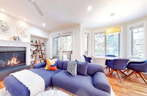 Canyon Links House | Modern, dog-friendly home with hot tub, fireplace, & view - quiet location