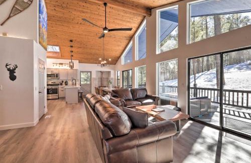 Kachina Village House | Mtn-View Cabin w/Game Room & Deck in Flagstaff