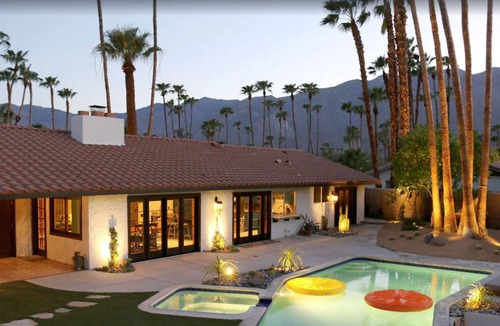 Sonora Sunrise House | NEW! Designer Luxe Modern Home Saltwater Pool/Spa Mtn Views - South Palm Springs
