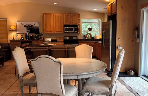 Packwood Cabin | New on VRBO! Triple Bee’s Retreat on an acre boardering the forest service