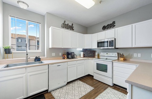 West Jordan Condo | NEW! Stylish, Bright, Open, Mountain Views, King Beds, Fireplace, Two Balconies!