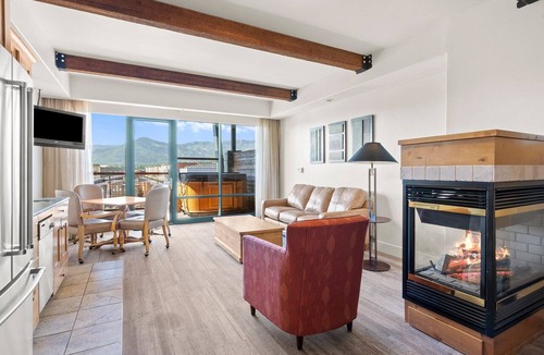 Kimball Junction Condo | Newpark 419-A | Private Hot Tub | Kitchenette | Mountain & Preserve Views | Top Floor | End Unit