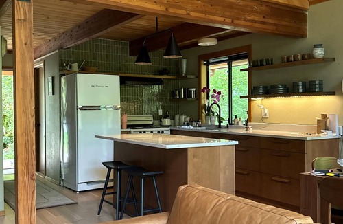 Marblemount Cabin | North Cascades River Song Cabin - riverfront, hot tub