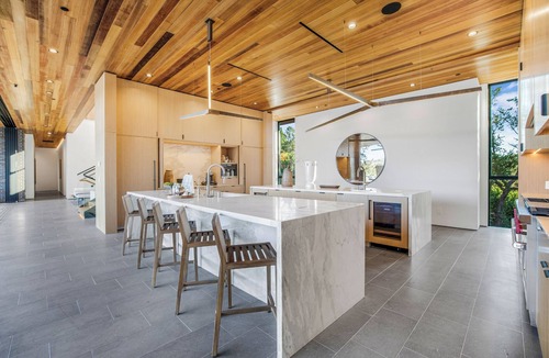Beverly Hills House | Oak Pass Manor: Indoor-Outdoor Luxury with Pool, Sauna & Panoramic Views