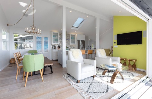 South Laguna House | Ocean View from Kitchen & Living Space that flows onto Deck!