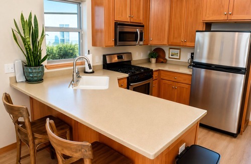 Shelter Cove House | Ocean Vista Getaway Walk to Beach, Marina, Lighthouse & Brewery, Sleeps 8