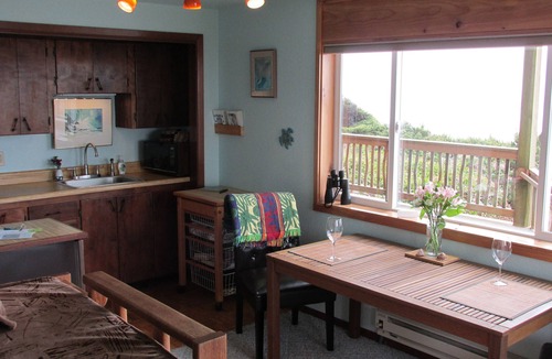 Newport Apartment | Oceanfront, Sauna, Large Oceanview Soaking Tub, dog friendly with yard